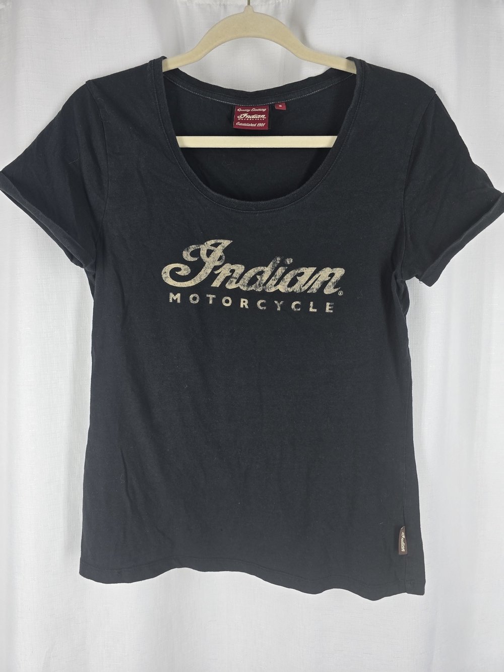 Indian Motorcycle Women's Black Logo Tee